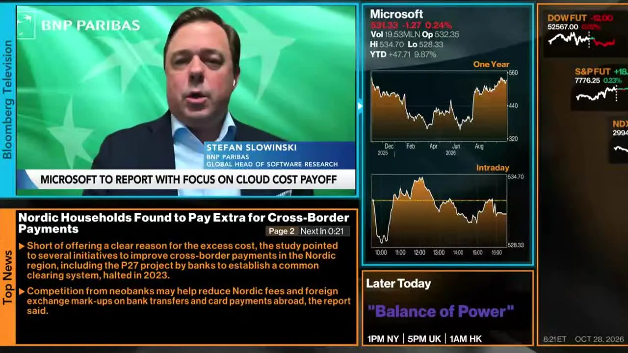 Bloomberg TV+ live