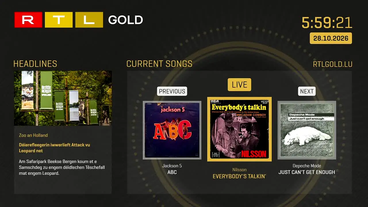 RTL Gold live