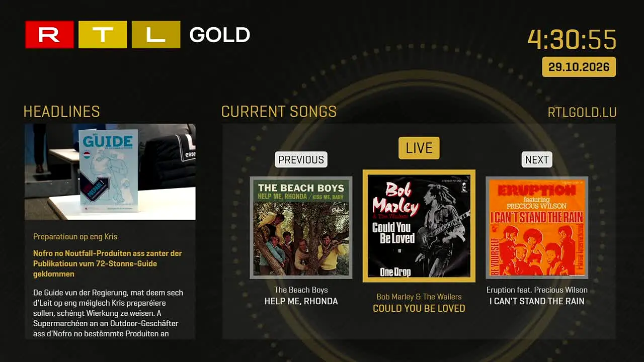 RTL Gold live