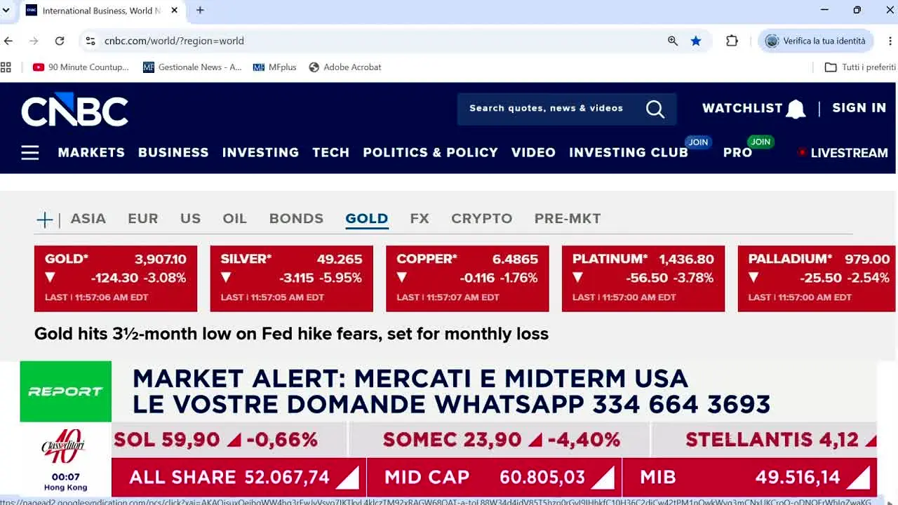 Class CNBC live