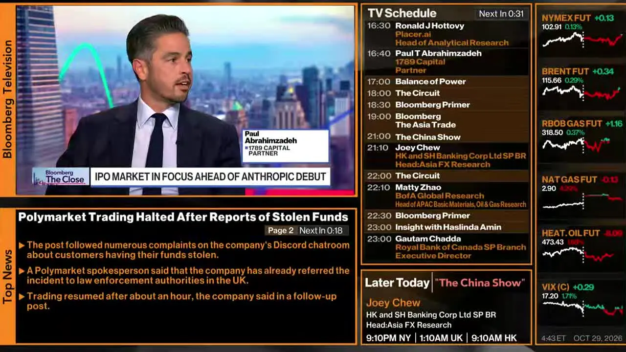 Bloomberg TV+ en vivo
