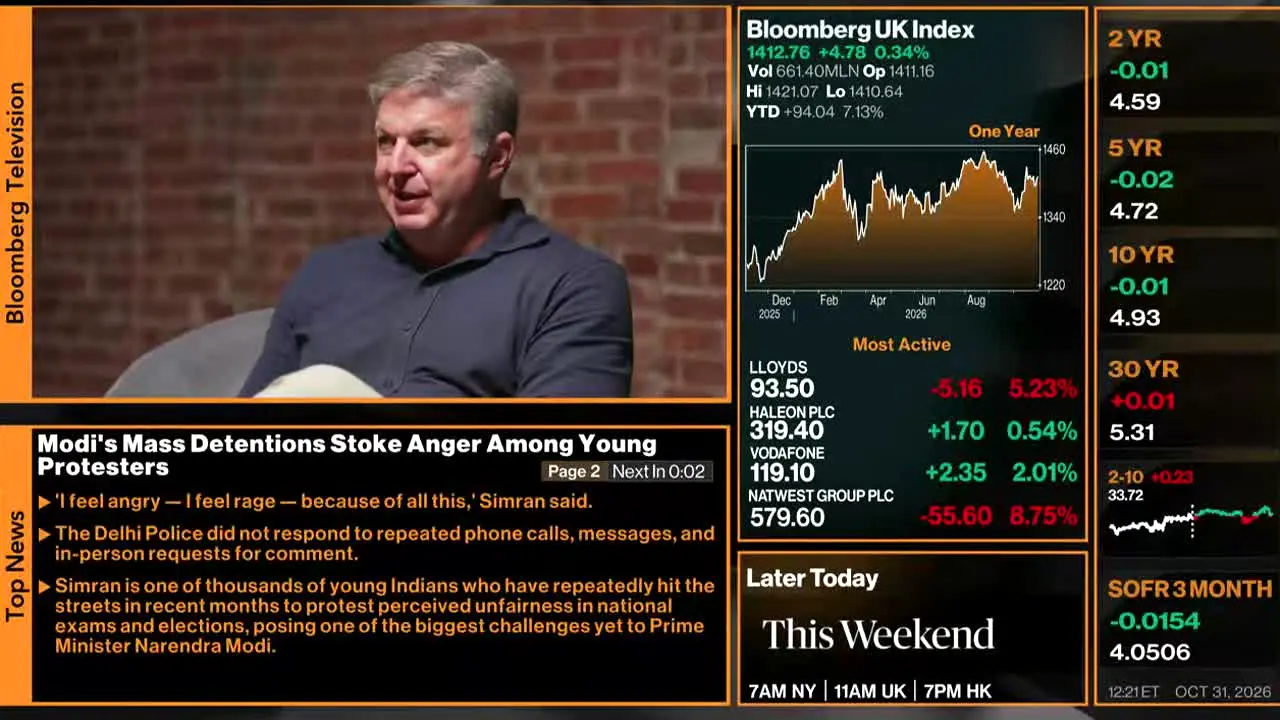 Bloomberg TV+ live