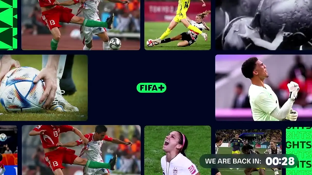 FIFA+ live