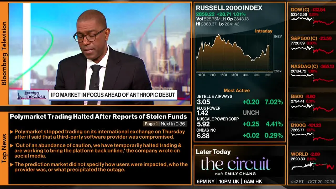 Bloomberg TV+ na żywo