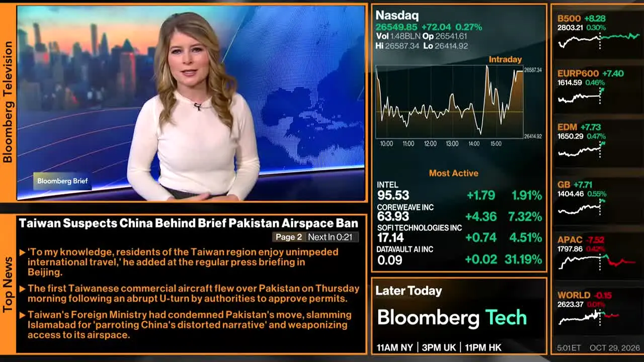 Bloomberg TV+ live