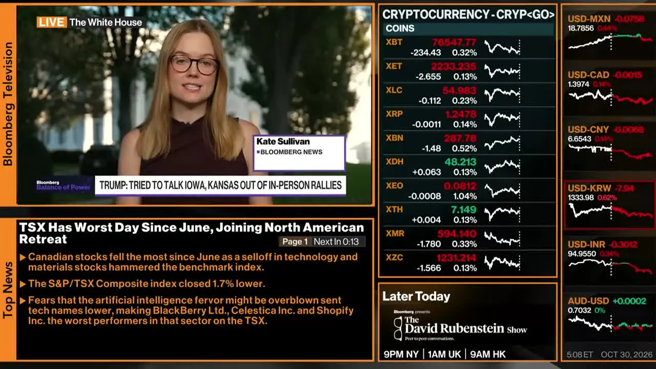 Bloomberg TV+ live