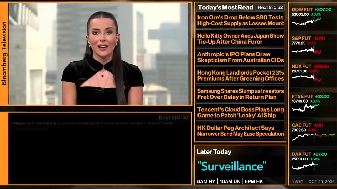 Bloomberg TV+ live