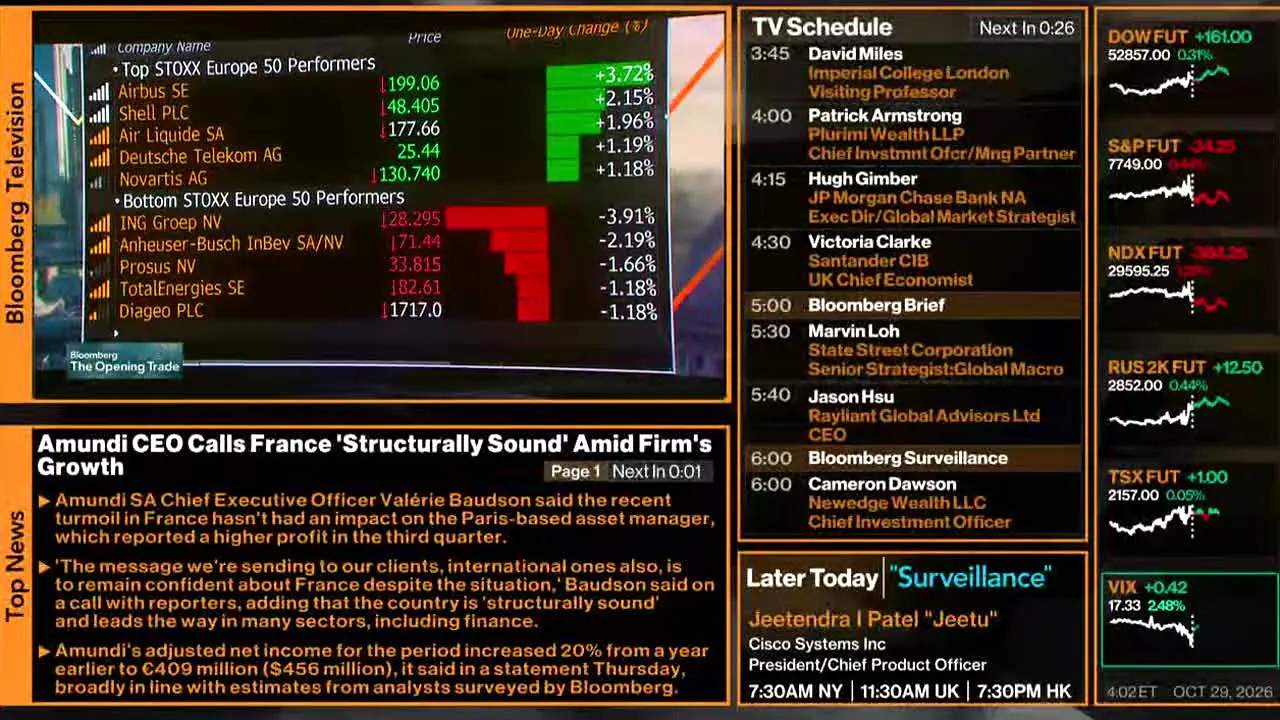 Bloomberg TV+ in diretta