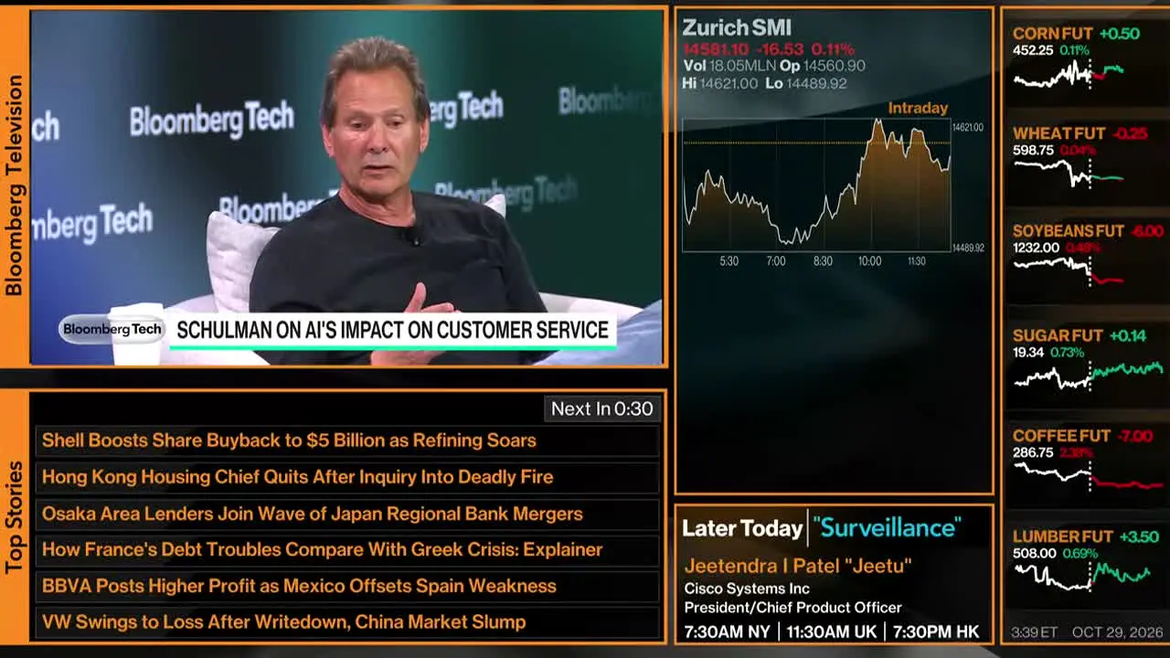 Bloomberg TV+ in diretta