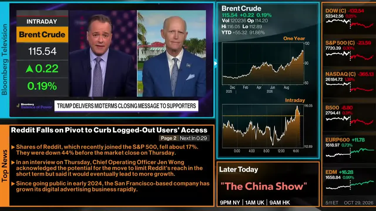 Bloomberg TV+ — прямой эфир