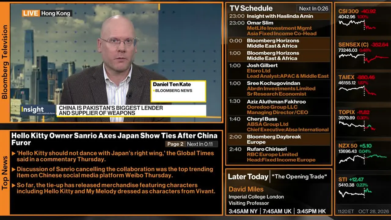 Bloomberg TV+ live