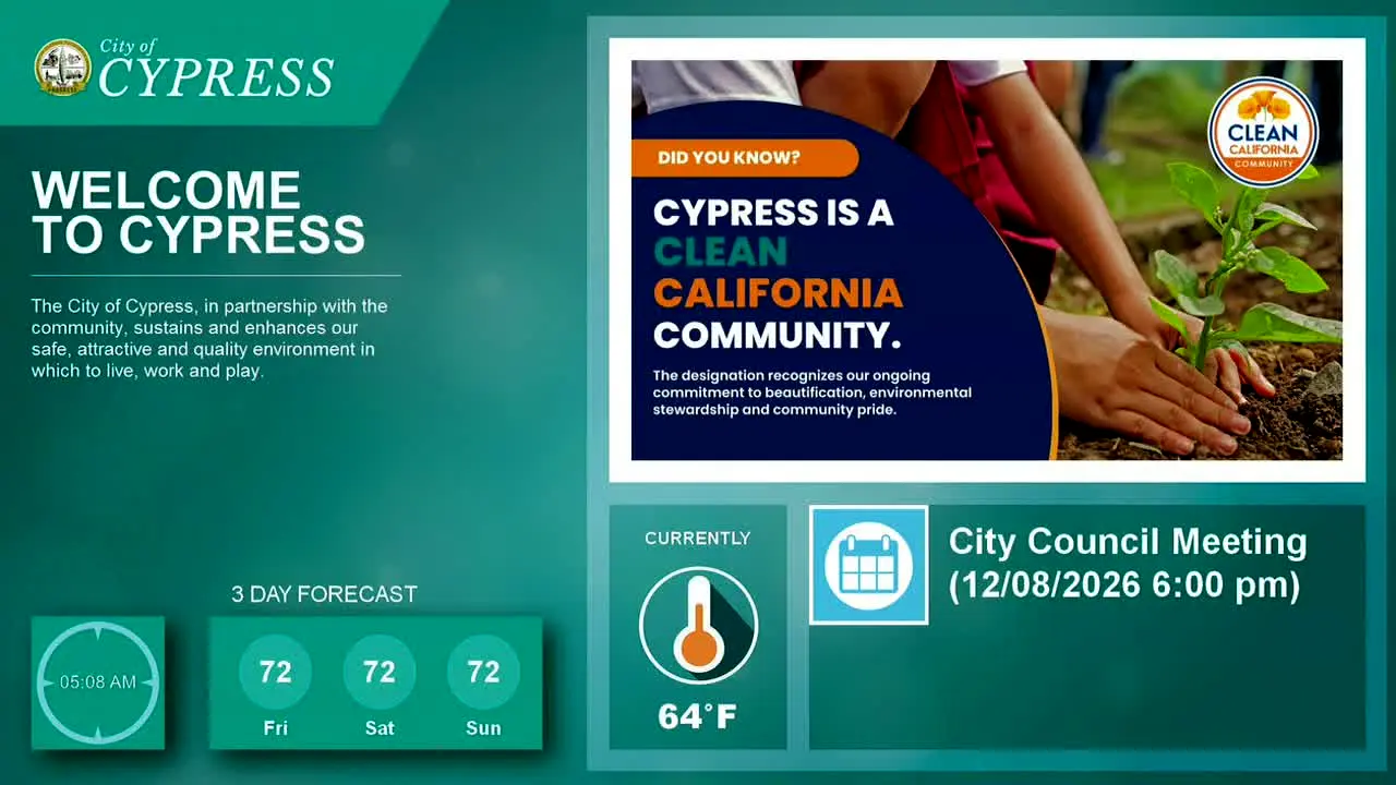 Cypress Channel 36 live