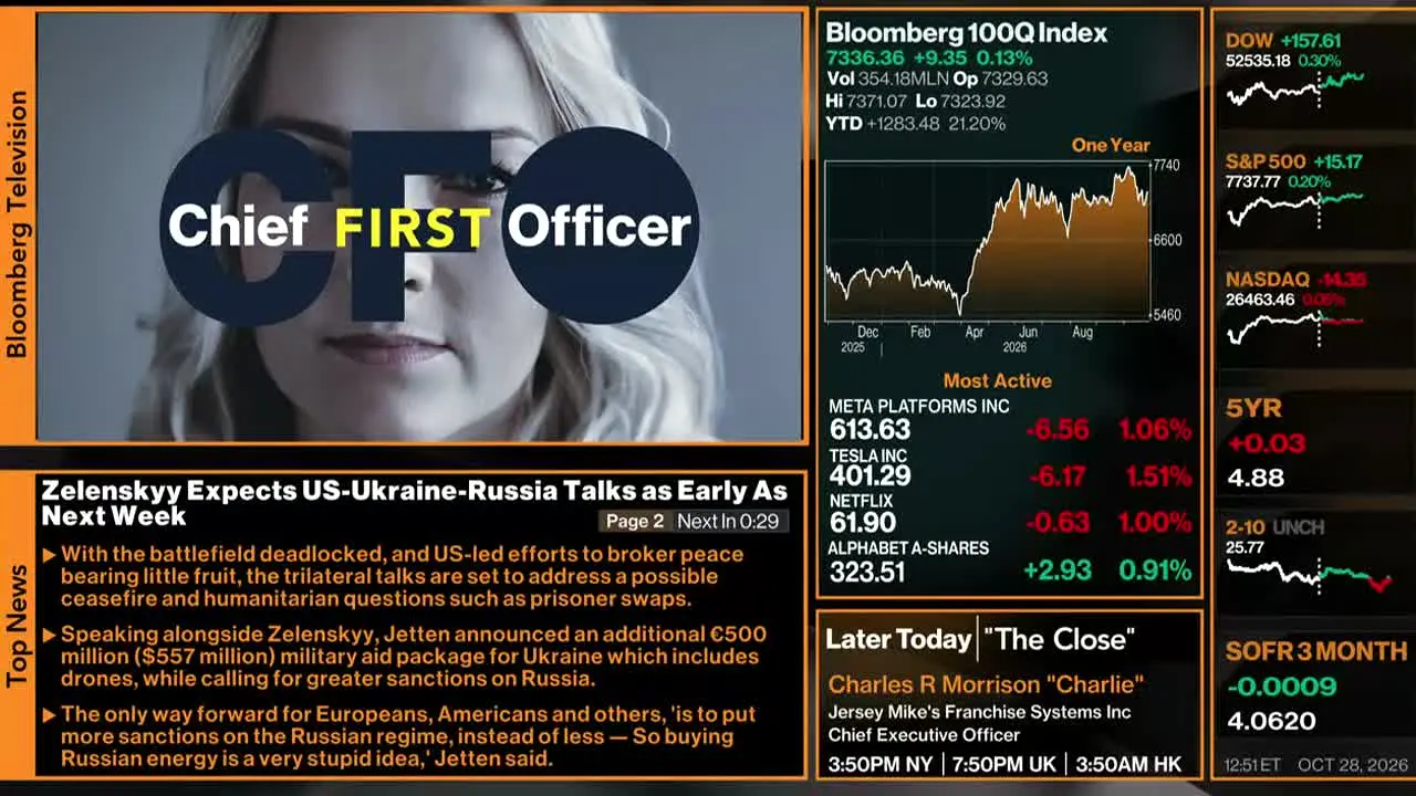 Bloomberg TV+ live