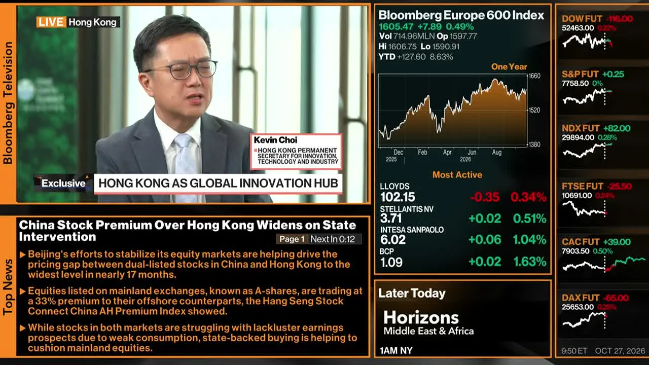 Bloomberg TV+ live
