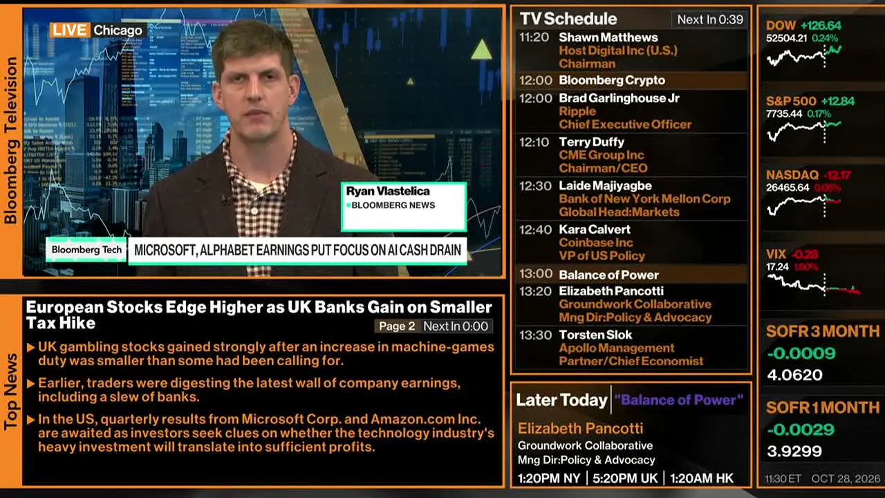 Bloomberg TV+ in diretta