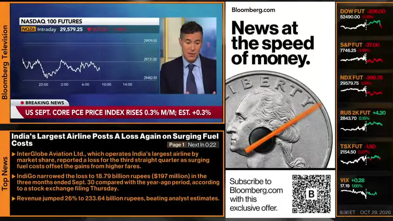 Bloomberg TV+ live