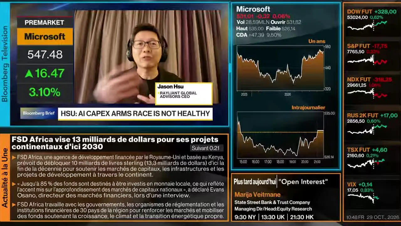 Bloomberg TV+ — прямой эфир
