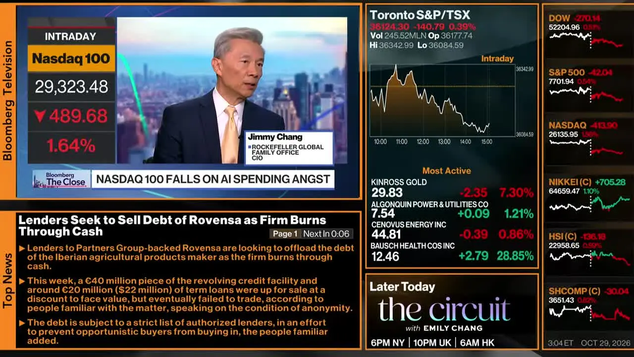 Bloomberg TV+ live