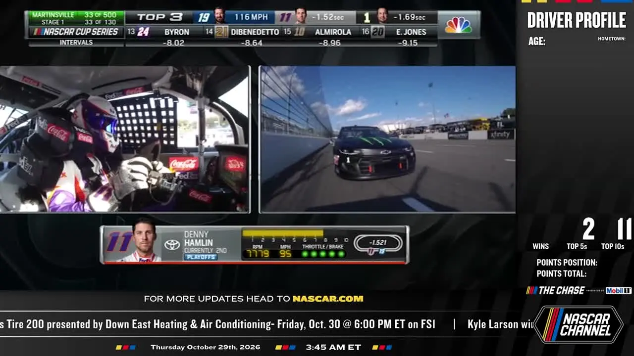 NASCAR live
