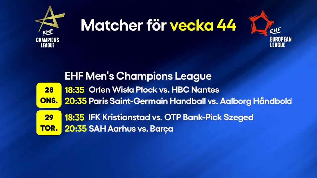 Pluto TV Handboll Live en direct
