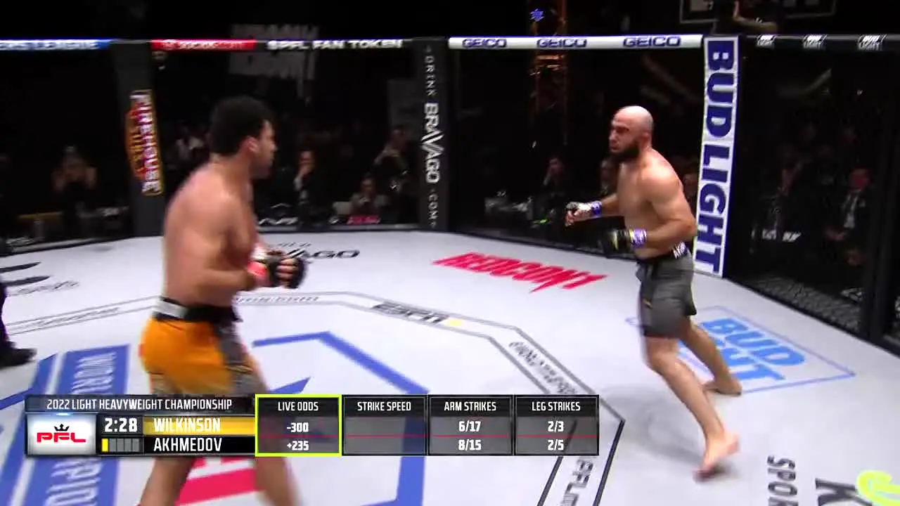 PFL MMA en vivo