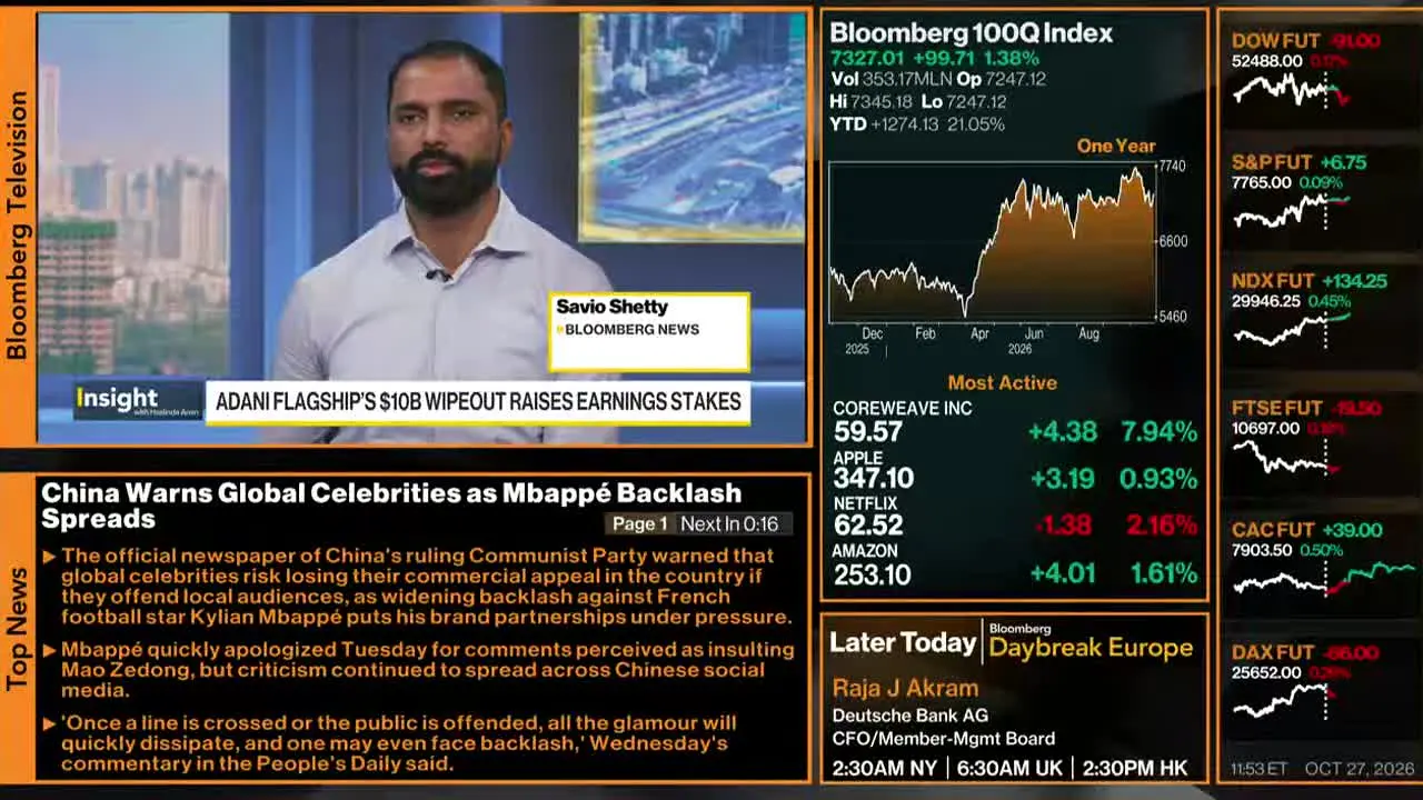Bloomberg TV + en direct