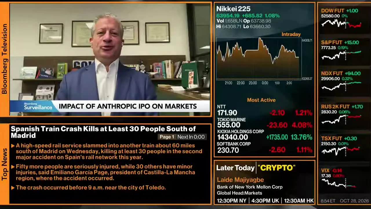 Bloomberg TV + live