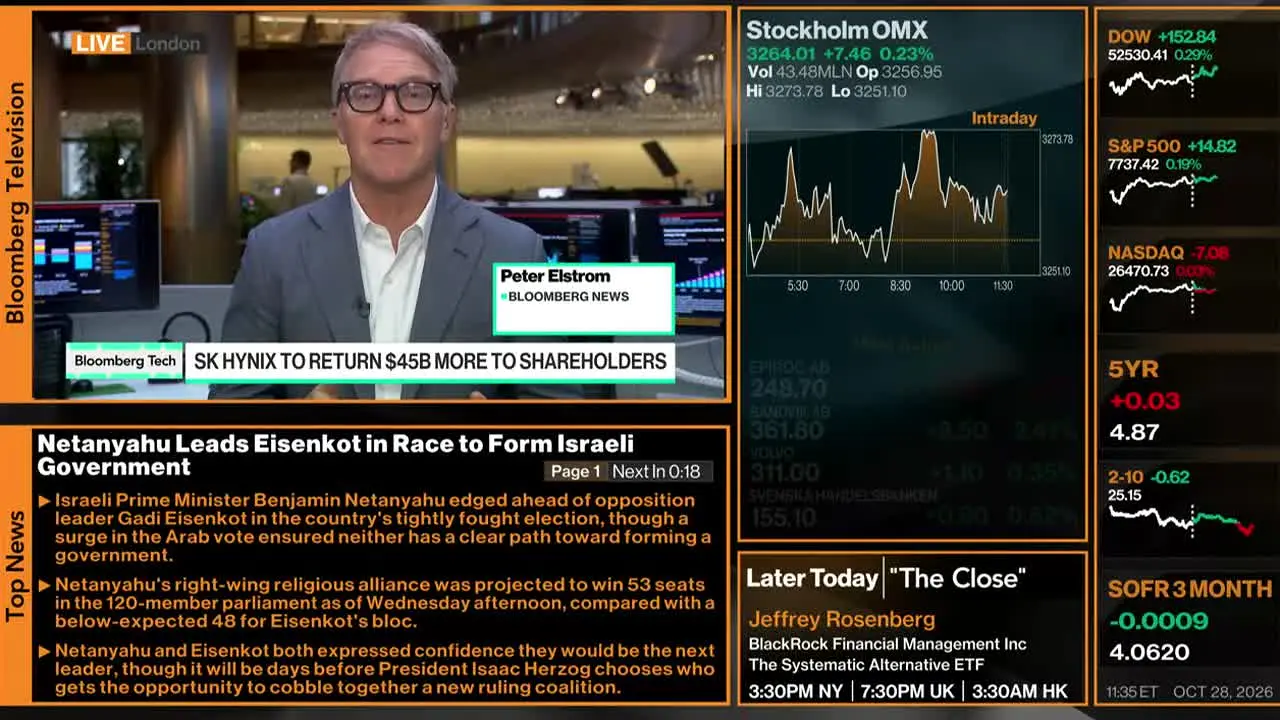 Bloomberg TV+ live