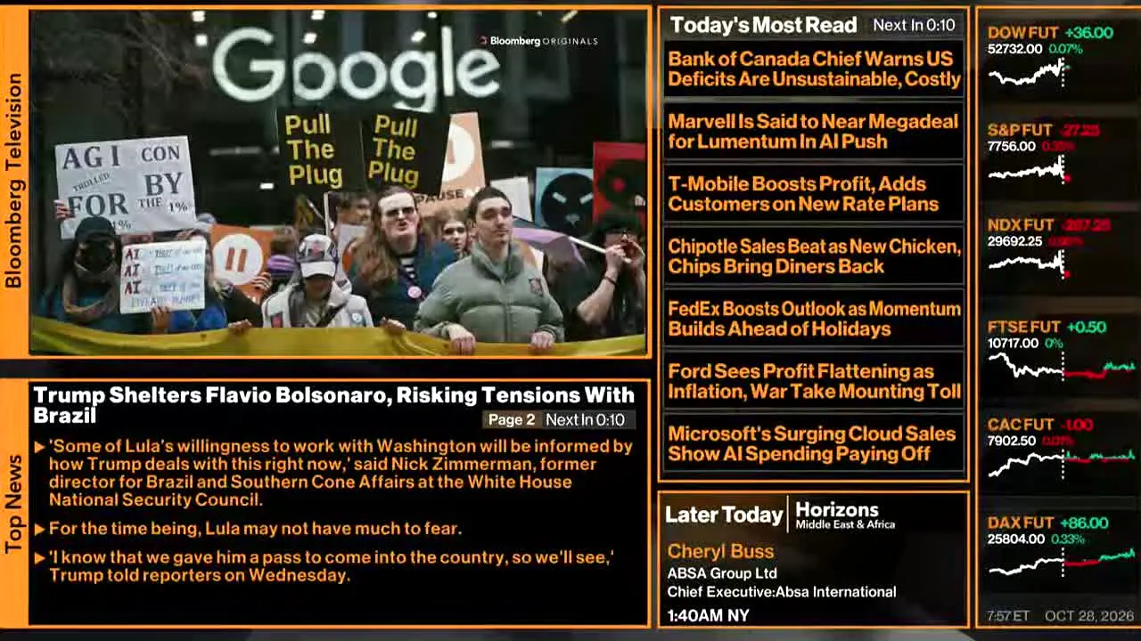 Bloomberg TV+ live