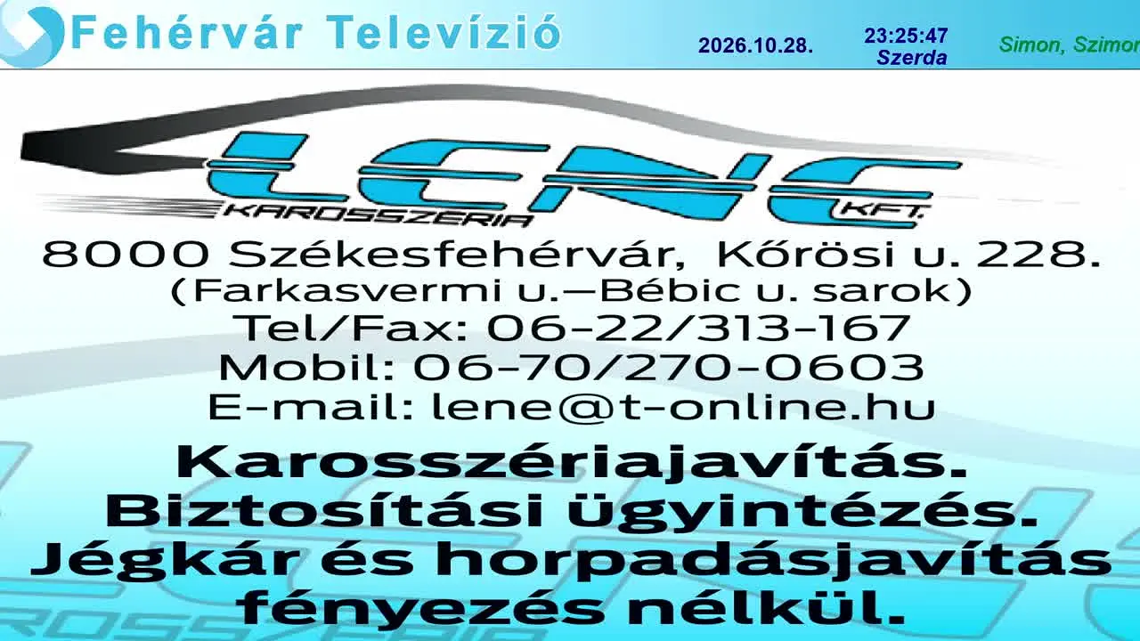 FehérvárTV en direct