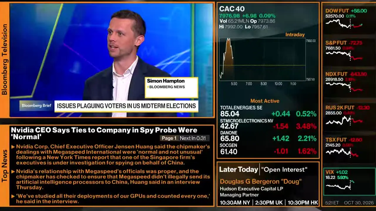 Bloomberg TV+ live