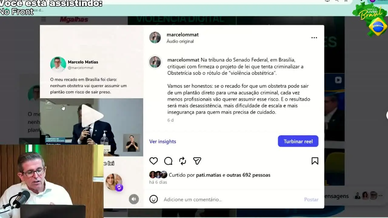 Rádio e TV Livre Brasil live