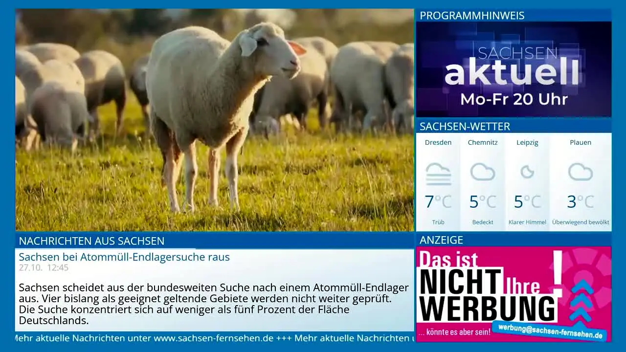 Sachsen Fernsehen Leipzig live