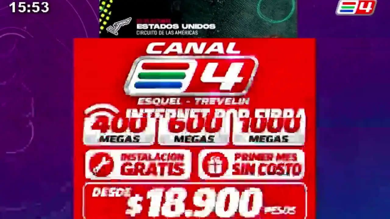 Canal 4 Esquel live