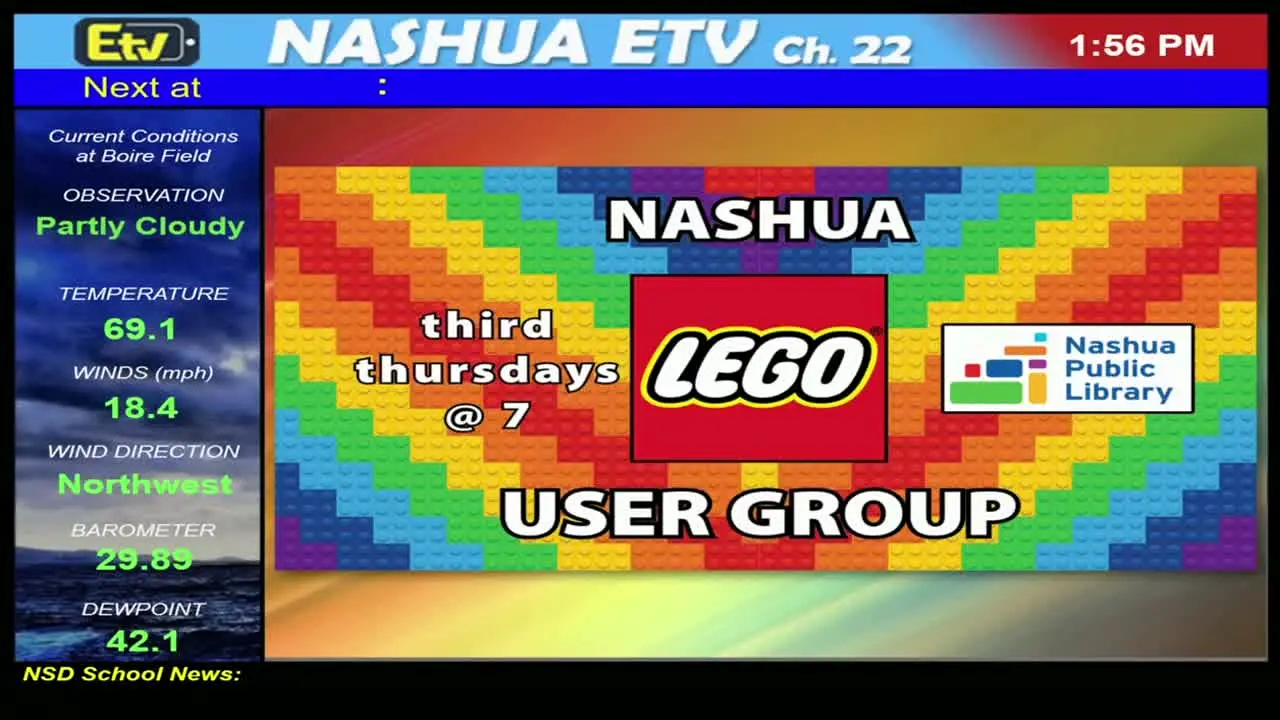 Nashua ETV na żywo