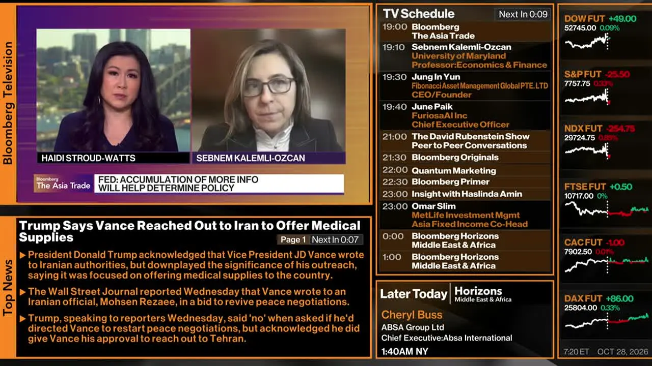 Bloomberg TV+ — прямой эфир
