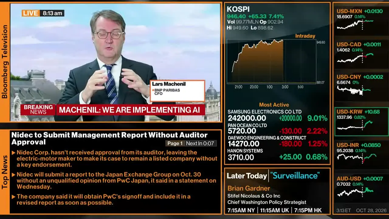Bloomberg TV+ live