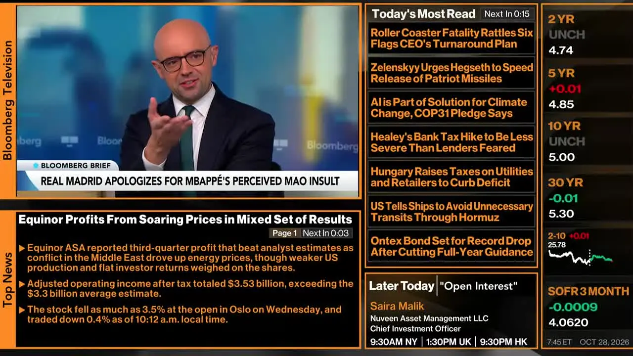 Bloomberg TV+ live