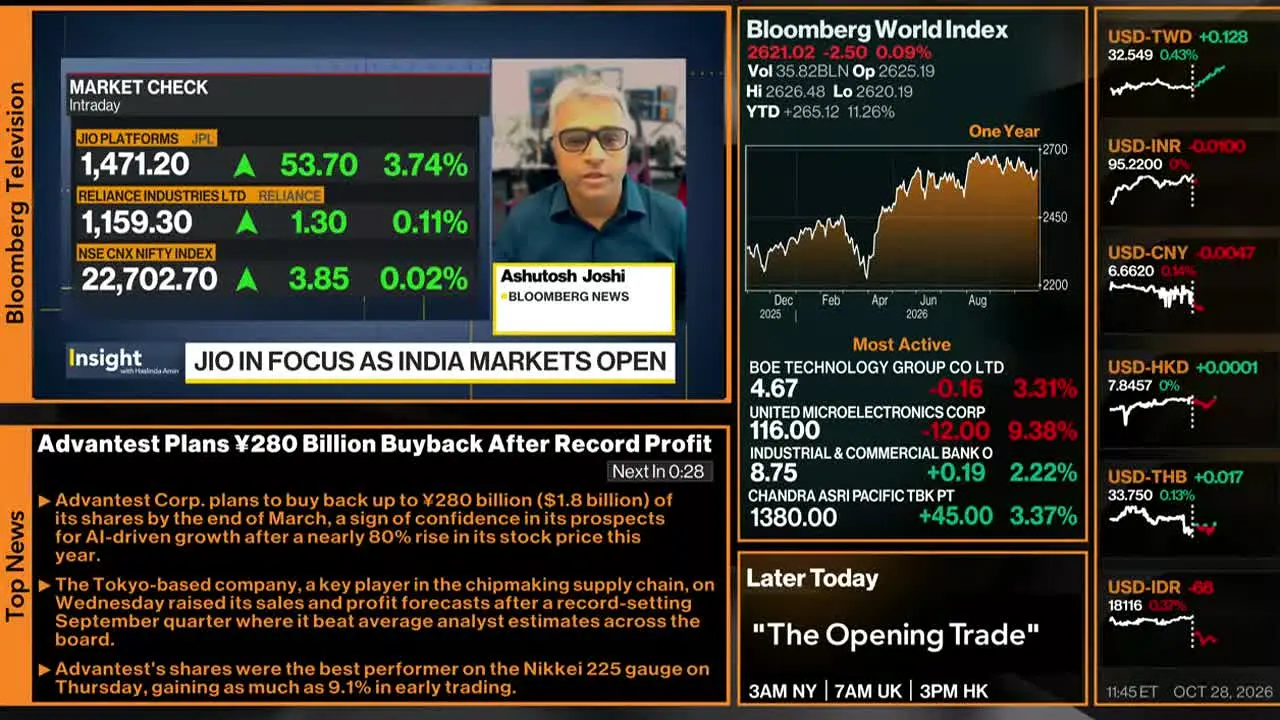 Bloomberg TV Europe live