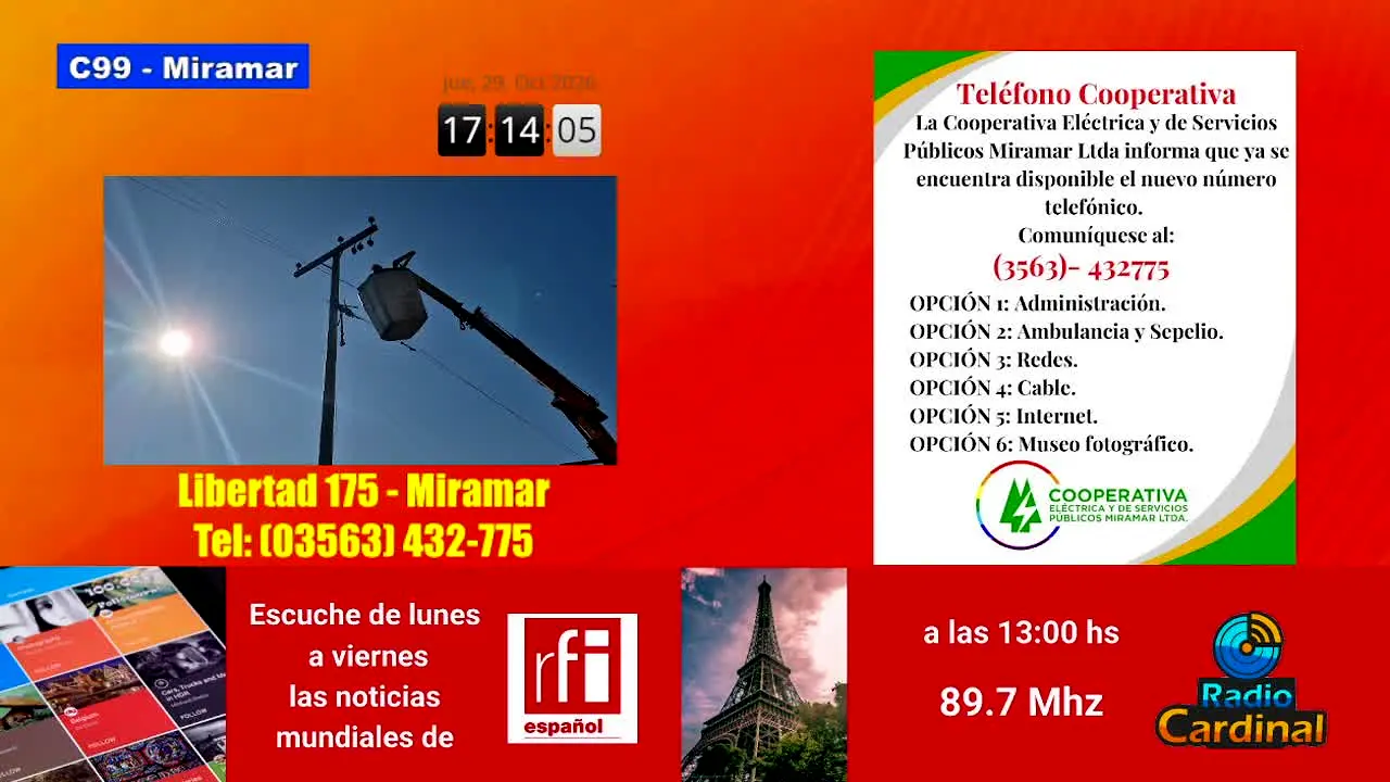 Canal 99 Miramar live