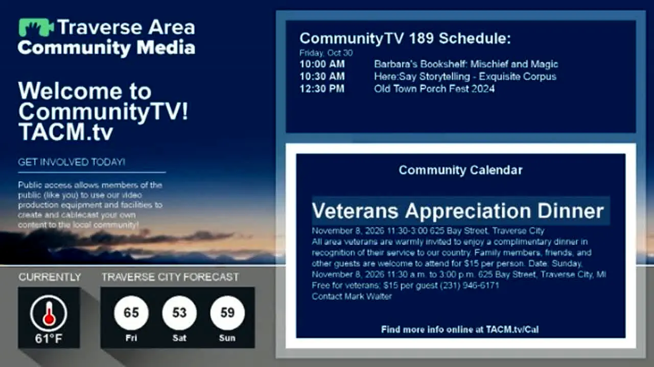 CommunityTV Channel 189 live