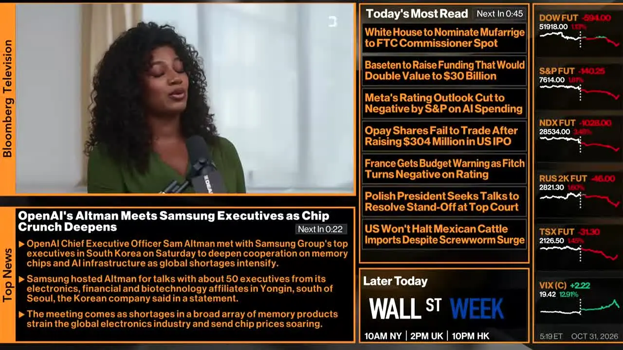 Bloomberg TV+ — прямой эфир