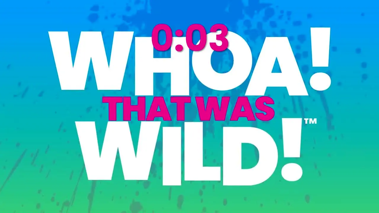 Whoa! That was Wild! live