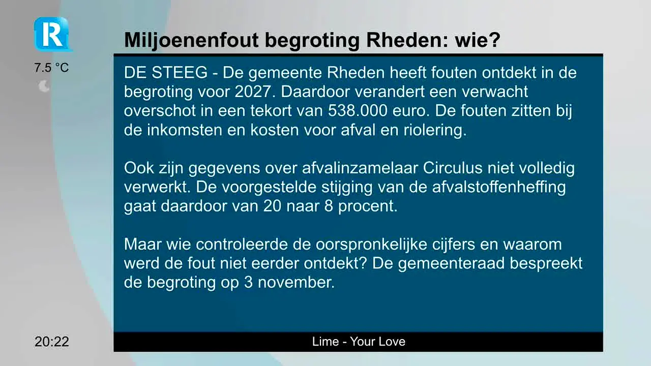 Studio Rheden live